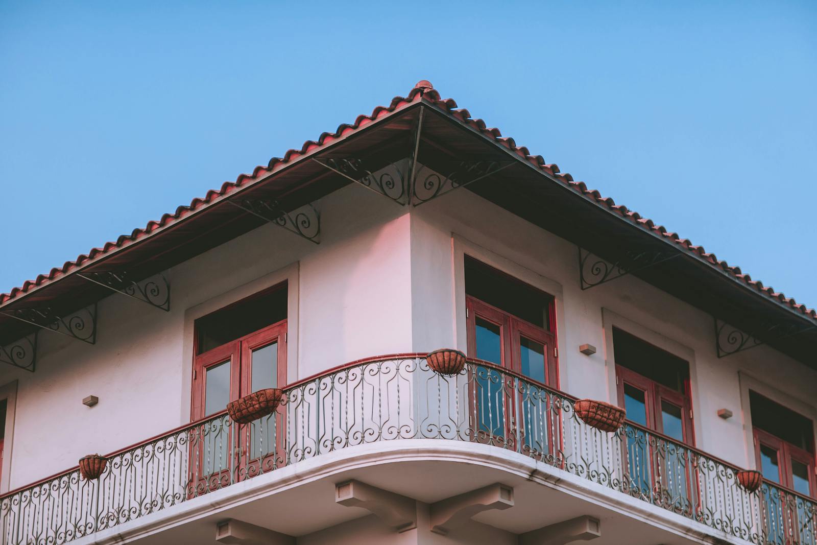 Low-Angle Shot Building With Terrace